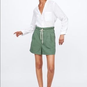 Zara baggy khaki shorts
